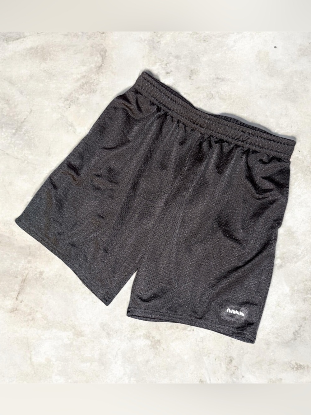 Boy's Athletic Mesh Shorts - Lightweight Performance- Black